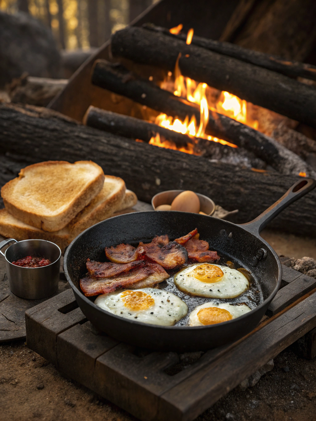 Campfire Breakfast Recipe preparing steps
