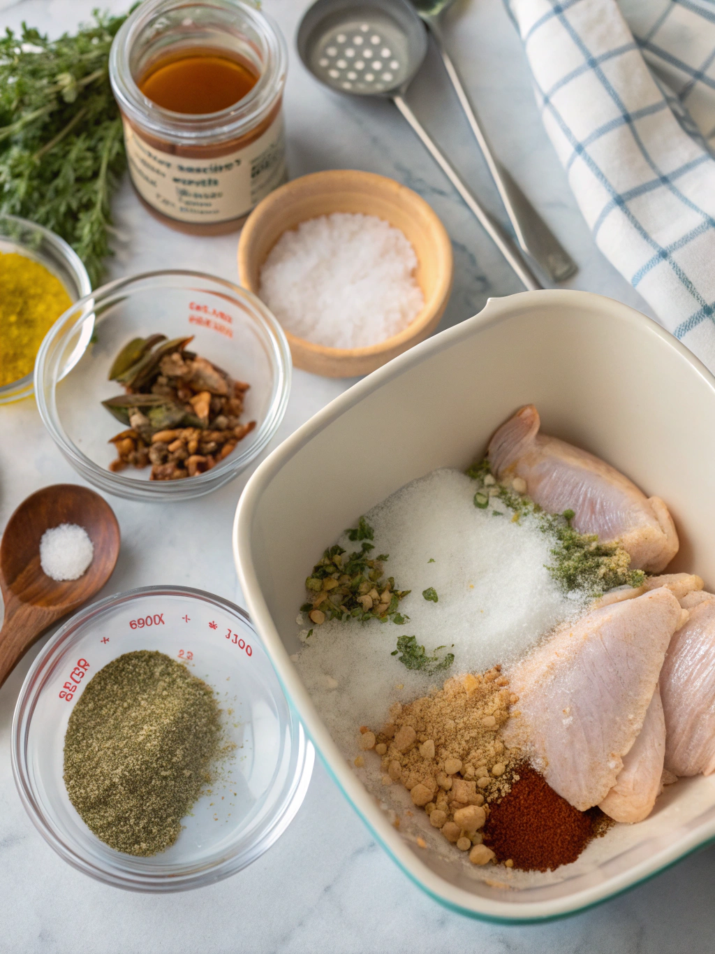 Smoked Chicken Brine preparing steps